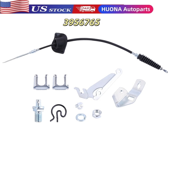 Automatic Transmission Gear Shifter Cable Kit Auto Trans Control Lever Cable Assembly Compatible for Camaro Chevelle Monte Carlo 1968-1972 Replaces 3956765