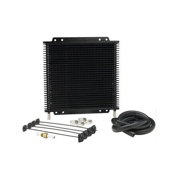 Automatic Transmission Oil Cooler - Compatible with 1975 - 1998 Ford E-350 Econoline 1976 1977 1978 1979 1980 1981 1982 1983 1984 1985 1986 1987 1988 1989 1990 1991 1992 1993 1994 1995 1996 1997