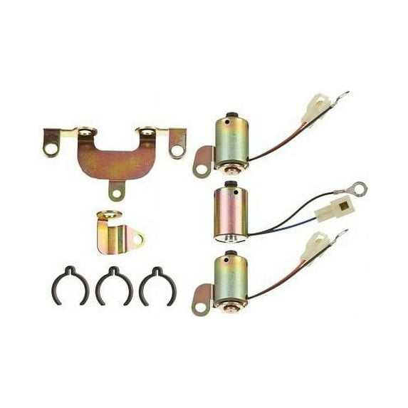 Automatic Transmission Solenoid - with Brackets - Compatible with 1987 - 2001 Jeep Cherokee 1988 1989 1990 1991 1992 1993 1994 1995 1996 1997 1998 1999 2000