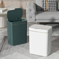 Automatic Trash Can under $5! CQCYD Automatic Sensor Trash Can 4 Gallon - Motion Sensor Kitchen Garbage Bin with Silent Closing Lid Waterproof Office Waste Bin