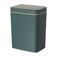 thumbnail image 1 of Automatic Trash Can Automatic Sensor Trash Can, 15L 4Gal Smart Garbage Bin, Silent Closing Trash Can, Kitchen Office Waste Bin, Waterproof Design, Space Saving, Battery Operated, 30.5x26x18cm, 1 of 6