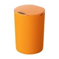 thumbnail image 1 of Automatic Trash Can Garbage Can Versatile Waste Can Space Saving Wastebasket Smart Trash Can for Bedroom Kitchen Orange 14L, 1 of 8