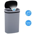 thumbnail image 1 of Automatic Trash Can for Kitchen, 13 Gallon Trash Can with Lid Plastic Garbage Can Waste Bin with Motion Sensor for Bedroom, Bathroom, Office, Living Room (Gray), 1 of 8