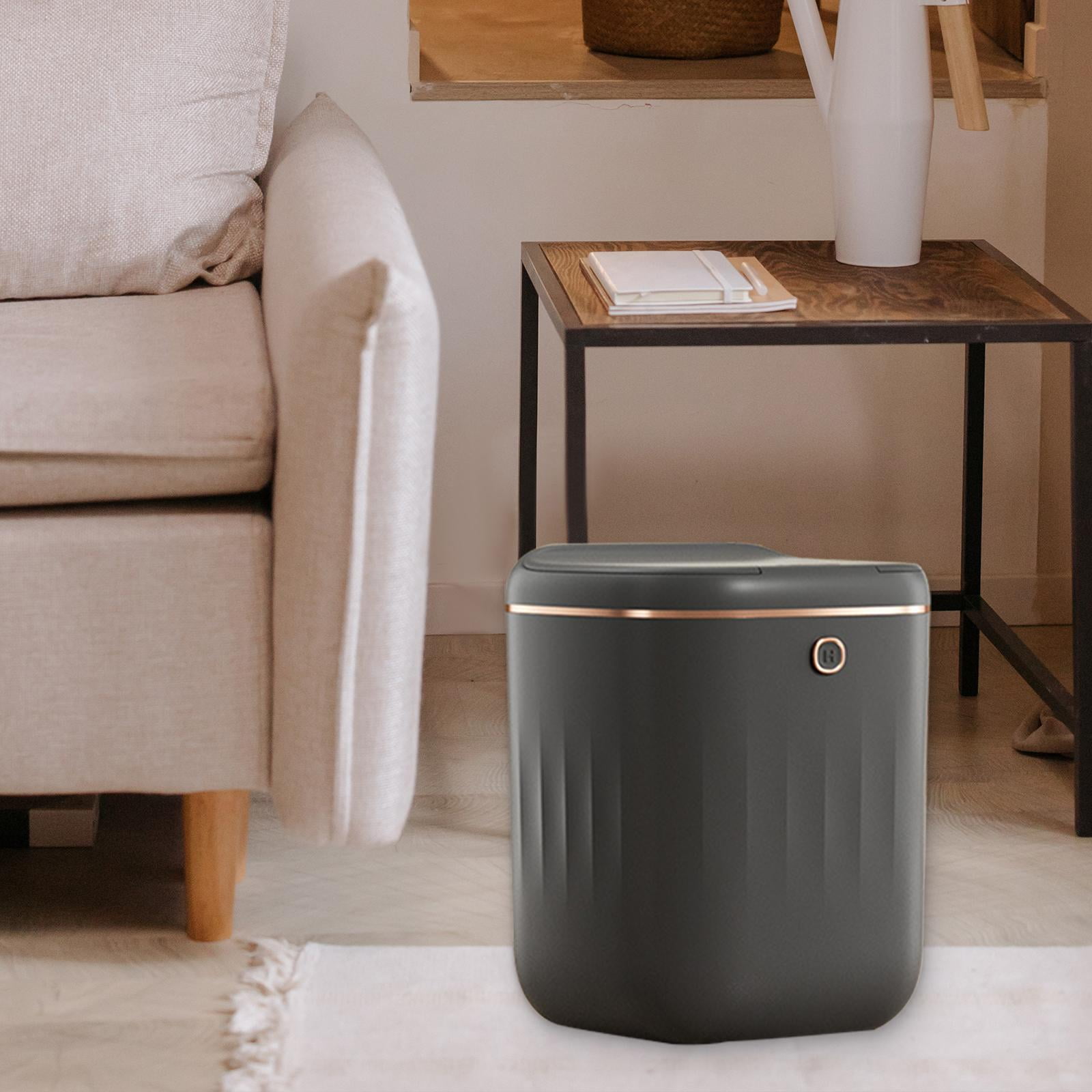 Automatic Trash Can Touchless Garbage Bin, Quiet Waterproof Large