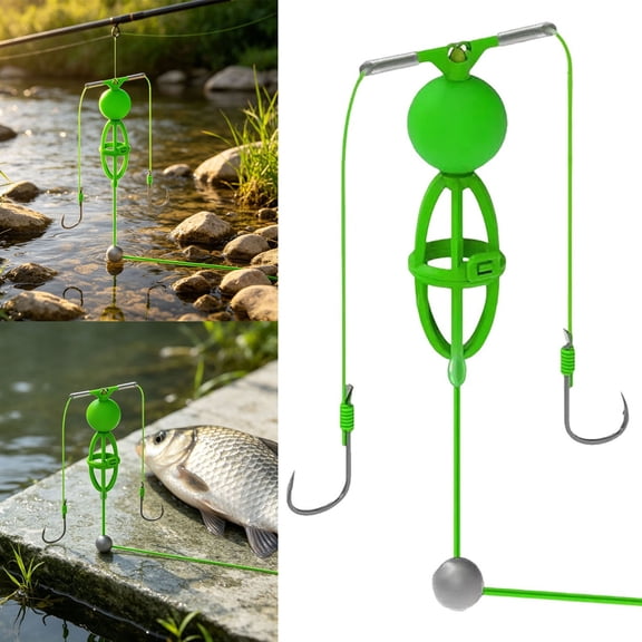 Automatic Trigger Hook Self Hooking Cage Tackle Outdoor Trigger Hook Device