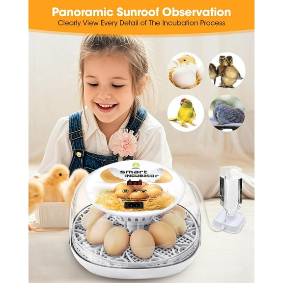 Automatic  Turning Chicken Duck Goose Incubator for Hatching Eggs at Home or Farm