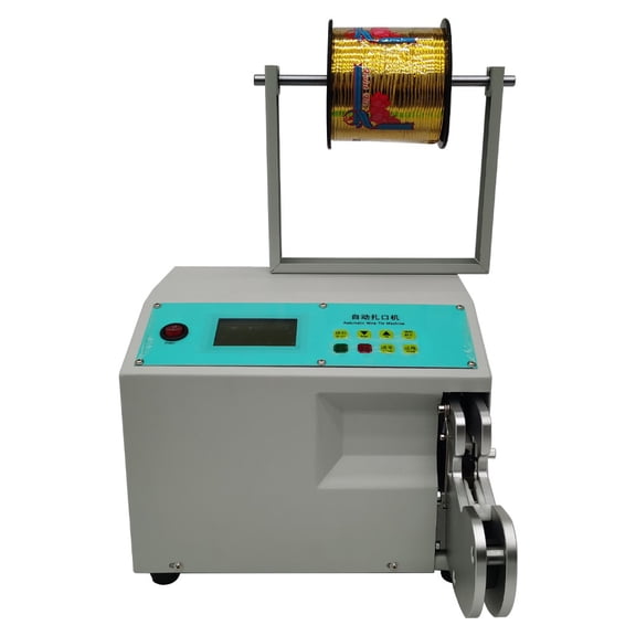 Automatic Twist Tie Machine Gold Wire Sealing Bundling Machine with Metallic Twist Ties Wire 3281ft