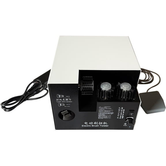 Automatic Twisting Stranding Machine Wire Brushing Twisting Tool 110V 0.2-2in Twisting Length Range 3 Brush