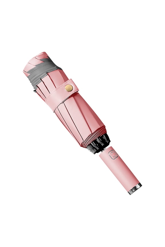 Automatic Umbrella Reverse Folding Windproof Umbrella With Reflective Strips & LED Light