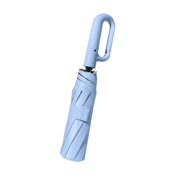 Automatic Umbrella Uv Protection Sun Rain Dual Use Light Blue Outdoor Parasol 1 Pack