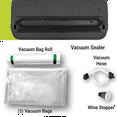 thumbnail image 1 of Automatic Vacuum Air Sealing System for Food Preservation with Starter Kit, Compact Design, Lab Tested, Dry & Moist Food Modes with Led Indicator Lights, Black, 1 of 5