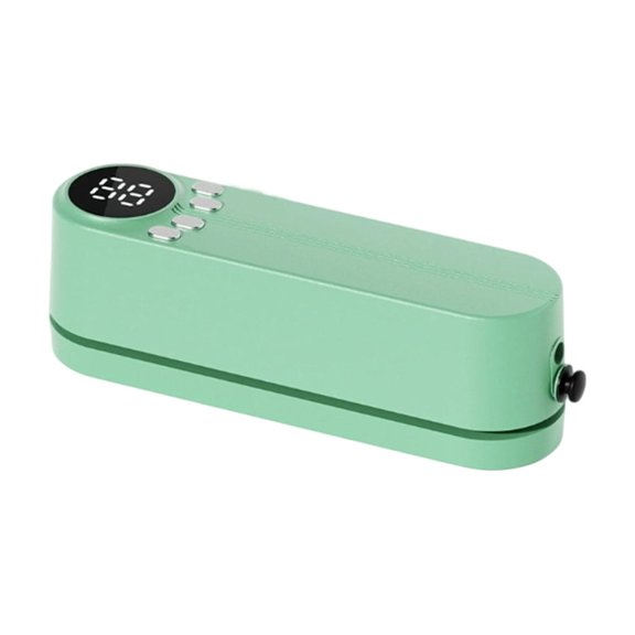 Automatic Vacuum Sealer Machine With Digital Led Display Portable Mini Vacuum Sealing Device For Kitchen Meat Fruit Vegetable Preserver(Green-16.4Cm)