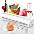 thumbnail image 1 of Automatic Vacuum Sealing Machine with Bag Cutter, Dry and Moist Modes, Vacuum Seal Roll Included, 1 of 7