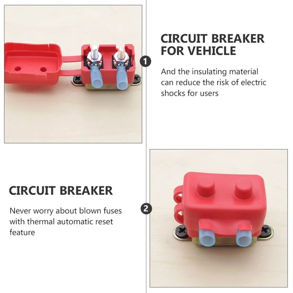 Baluue Circuit Breaker for Automotive Applications Automatic Reset with Multi Copper 1 Set