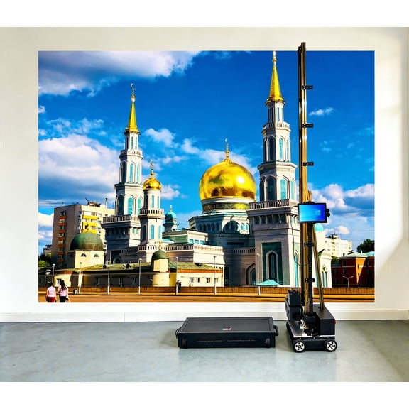 Automatic Vertical Wall Painting Ground UV Ink Printing Machine