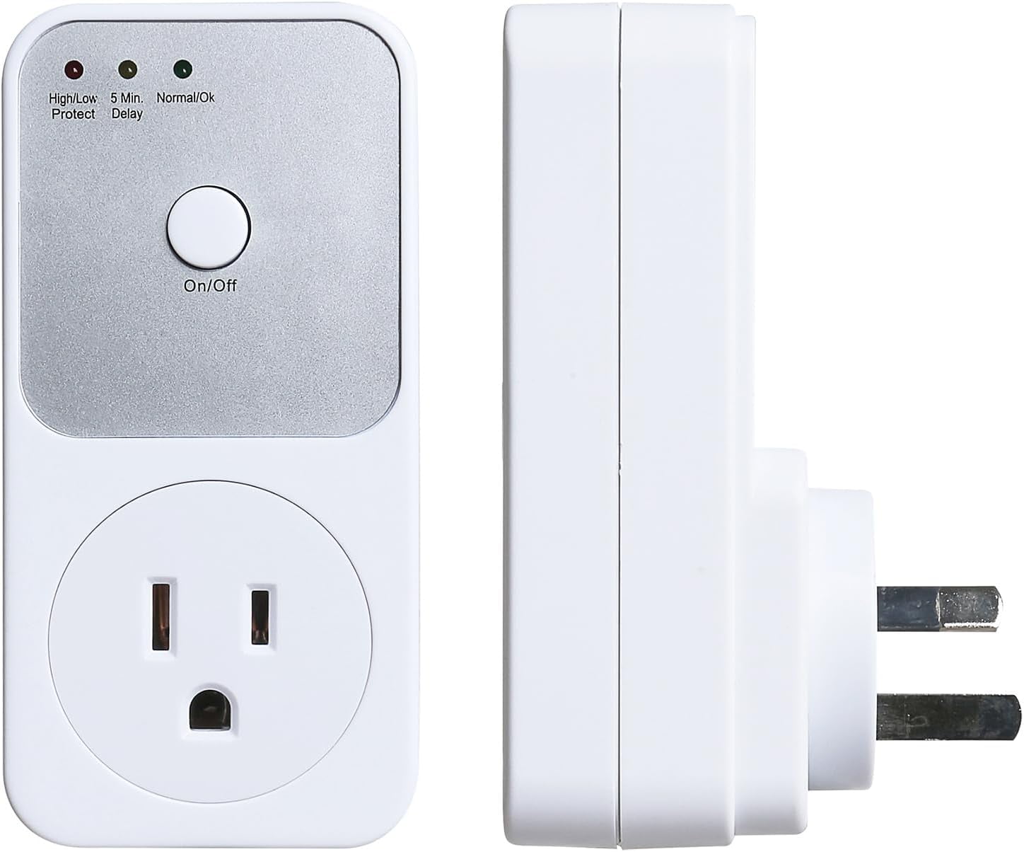 Automatic Voltage Protector, Multifunctional Refrigerator Protector - Plug Surge Protector Into Surge Protector