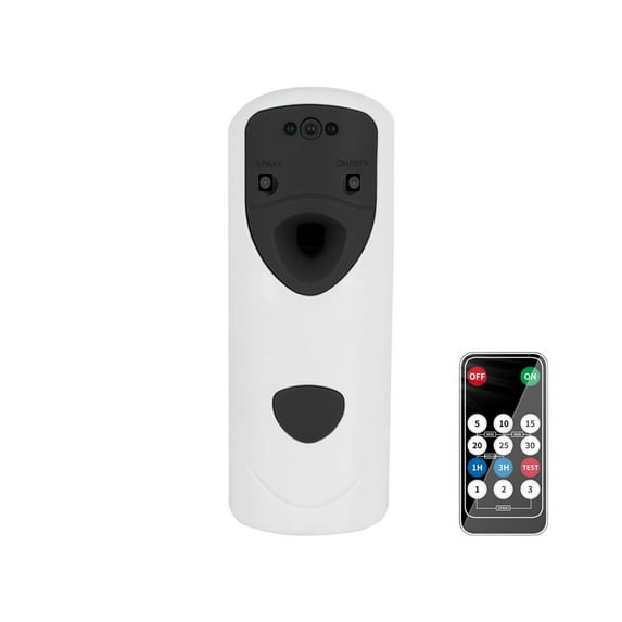 Automatic Wall-Mounted Aromatherapy Diffuser with Light-Sensitive Spray, Timer & Remote Control for Hotels & Small Spaces
