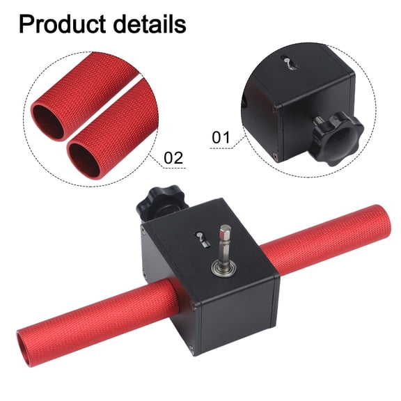Automatic Wall Wiring Machine With Electric Drill For Cable Threading, 3-6mm Wire Pulling Tool For Construction And Home Decoration, Red And Black