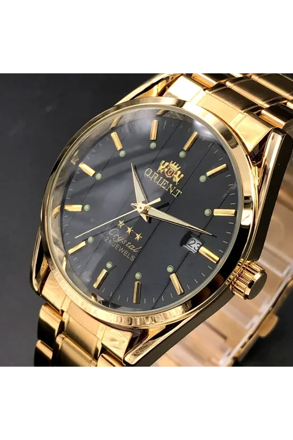 Automatic Watch TikTok Viral Sapphire Crystal Vintage Luxury Watch Open Heart