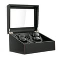 thumbnail image 1 of Automatic Rotation Carbon Fiber Watch Winder, 1 of 15