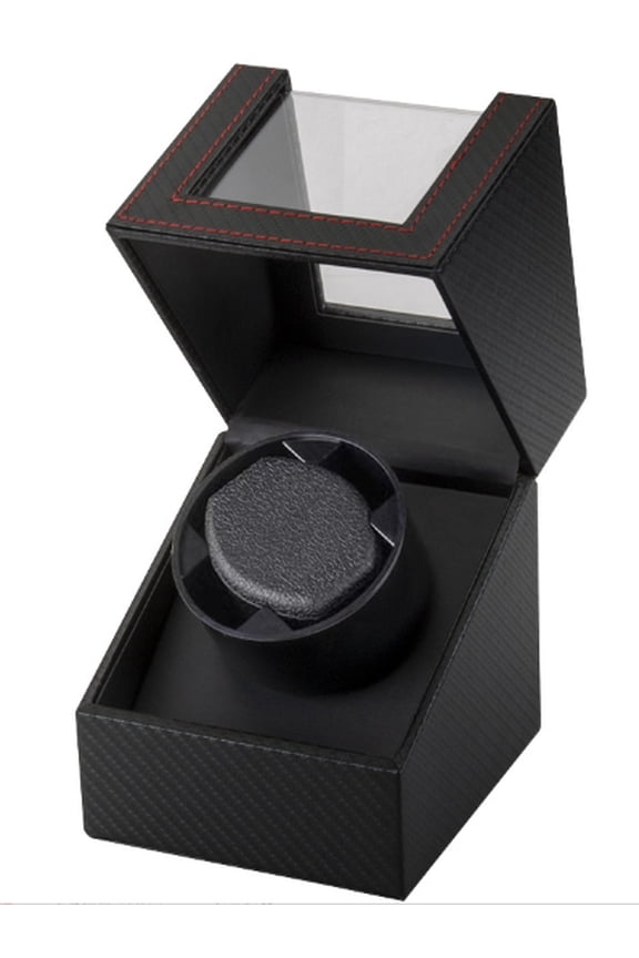 Automatic Watch Winder Display Case Rotating Storage-Organizer Single Quiet Box