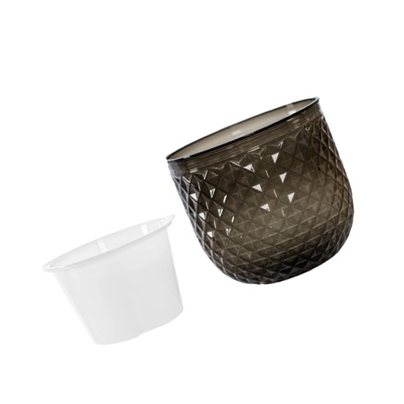 Automatic Water Absorbing Flower Container Modern Hydroponic Planter Decorative Tabletop Home Garden Plant Pot