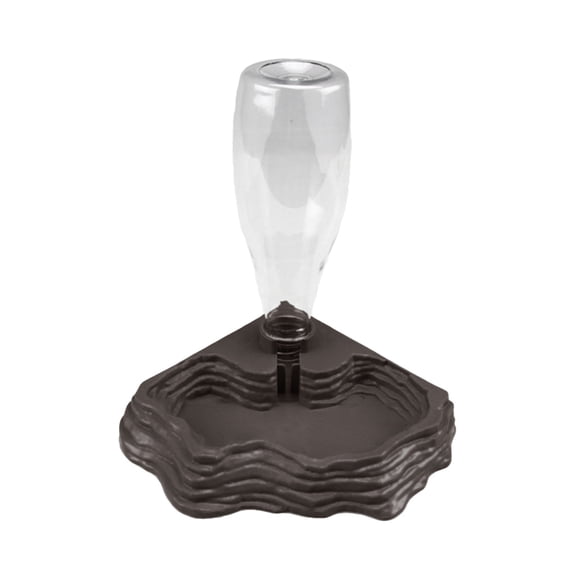 Automatic Water Dispenser 400ml Feeder Terrarium Corner Dish for Tortoises Snake Frogs