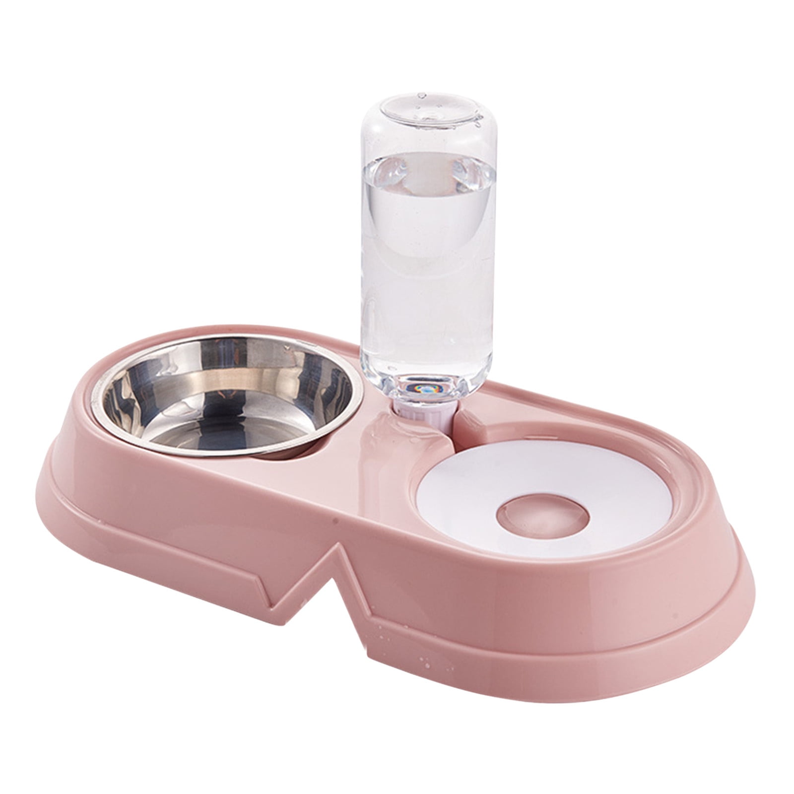 Automatic Water Dispenser Food Bowl For Dogs And Cats Bottle Shaped