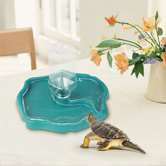 Automatic Water Dispenser for Pets | Household Portable Pet Waterer with Anti-Spill Design | Automatic Gravity Water Feeder for Dogs Cats | 1 Gallon Capacity