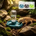 thumbnail image 1 of Automatic Water Dispenser for Reptiles and Chickens, Leak-Proof Gravity-Fed Bowl for Tortoises, Lizards, Snakes, Small Pets, 1 of 6