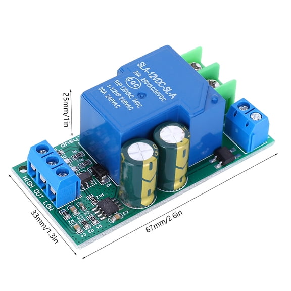Automatic Water Level Switch, 30A Controller For Tanks, Aquariums,  Livestock, 12V/AC Power