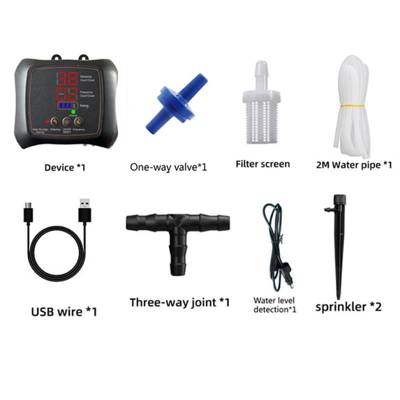 Professional Automatic Drip Irrigation Kits, Smart Automatic Watering System Self-Watering Plant Device Timer Drip Irrigation Kit Lazy Gardener Sprinkler