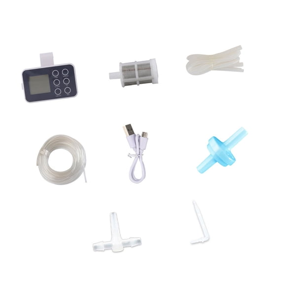 Automatic Watering Timer for Easy Garden and Balcony Plant Care Home Gardening Timer Adjustable Drip Tips