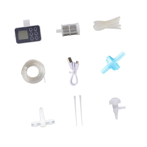 Automatic Watering Timer for Easy Garden and Balcony Plant Care Home Gardening Timer Adjustable Drip Tips