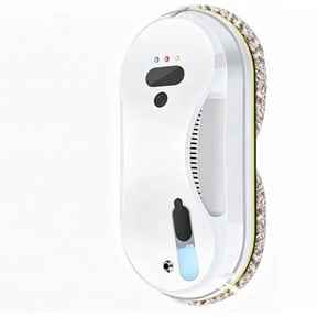 Automatic Window Cleaner Robot, Smart Glass Washer Remote Control Window Cleaner, Auto Cleaning Modes Anti-Fall Safety Rope, Glass Cleaning Robot for Windows Glass Doors Mirrors Smooth Tile Surfaces