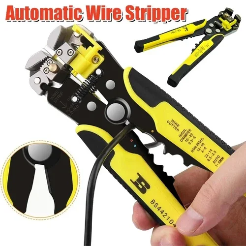 Automatic Wire Crimper Stripper Pliers Cable Cutter Electrician Crimping Tool Us