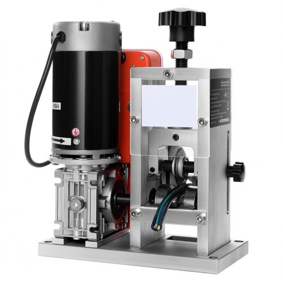 Automatic Wire Stripping Machine, 400W Motor, 0.06-1.57 in Cable Stripper with Replacement Blades and V-Shaped Feed Rollers