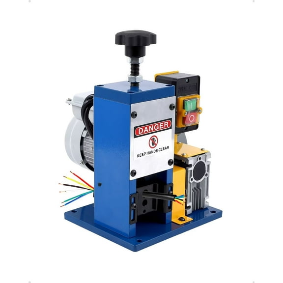 Automatic Wire Stripping Machine for 0.06" -0.98", 7/0-15 AWG Wire Stripper Tool for Scrap Cable Copper Recycling