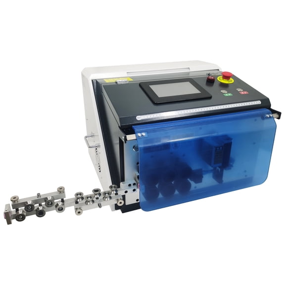 Automatic Wire Stripping and Bending Machine 1-16mm Computer Controlled Cable Stripper Bender