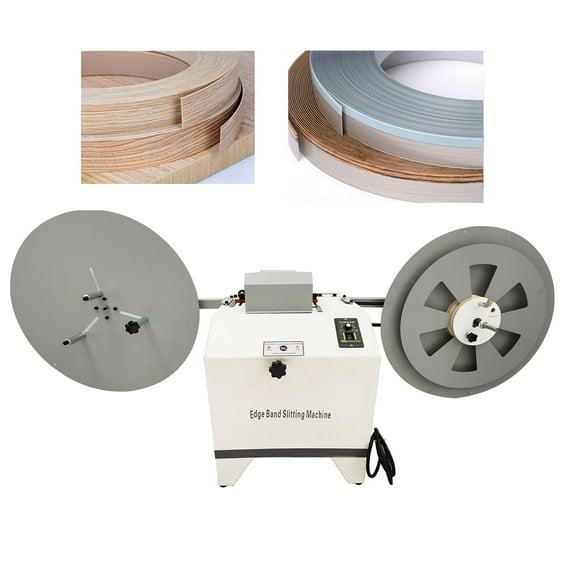 Automatic Woodworking PVC Edge Band Slitting Machine Dust Free Cutting Edge Sealing Machine