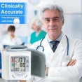 thumbnail image 1 of Automatic Wrist Blood Pressure Monitor Wrist Cuff with LCD Glass Curtain - Adjustable Cuff, Pulse Rate Detection & Irregular Heartbeat Alarm, 1 of 8