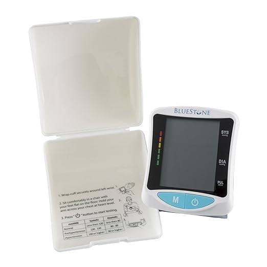 Automatic Wrist Blood Pressure Monitor with Digital LCD Display Screen