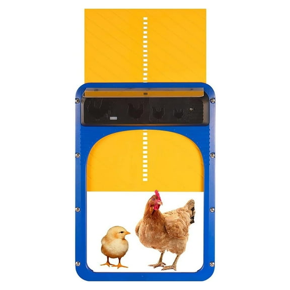 Automatic chicken coop door, with light sensor, automatic opening and closing intelligent poultry protection