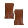 thumbnail image 1 of Automatic closing leather spring sunglasses storage box glasses bag 2 pack Brown, 1 of 9