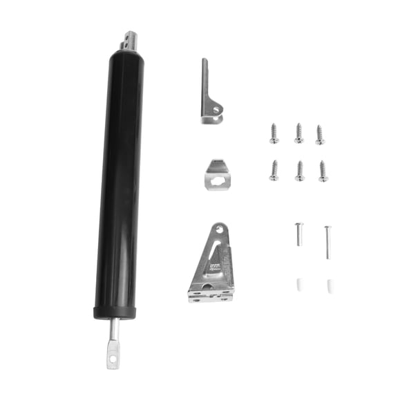 Automatic door soft closer positioning stop adjustment furniture hardware