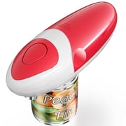 Automatic electric can opener, battery-powered handle-free can opener, a handy kitchen tool for the elderly