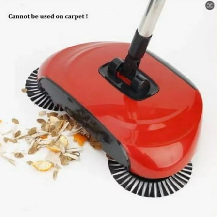Automatic household and manual sweeper dustpan hand-push broom with durable polypropylene broom head