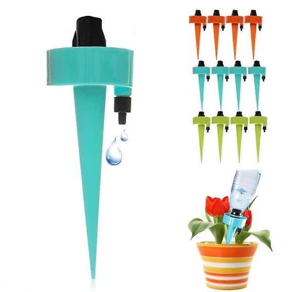 Automatic irrigation set, irrigation system for potted plants, plants, flowers, adjustable irrigation system for flowers or vegetables - 12 pieces