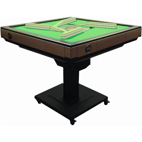 Automatic mahjong table Suitable for Chinese,Folding Electric Mahjong Table ,100K Family Choice,Two sets of 42mm mahjong tiles set, quiet shuffling, (Easy to install)