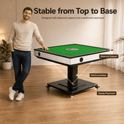 Automatic mahjong table Suitable for Chinese,Folding Electric Mahjong Table  Two sets of 42mm mahjong tiles set  quiet shuffling, USB Charging Easy to install